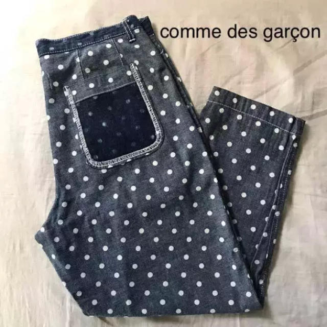 COMME des GARCONS(コムデギャルソン)のcomme des garçon コム デ ギャルソン ドット デニム パンツ レディースのパンツ(デニム/ジーンズ)の商品写真