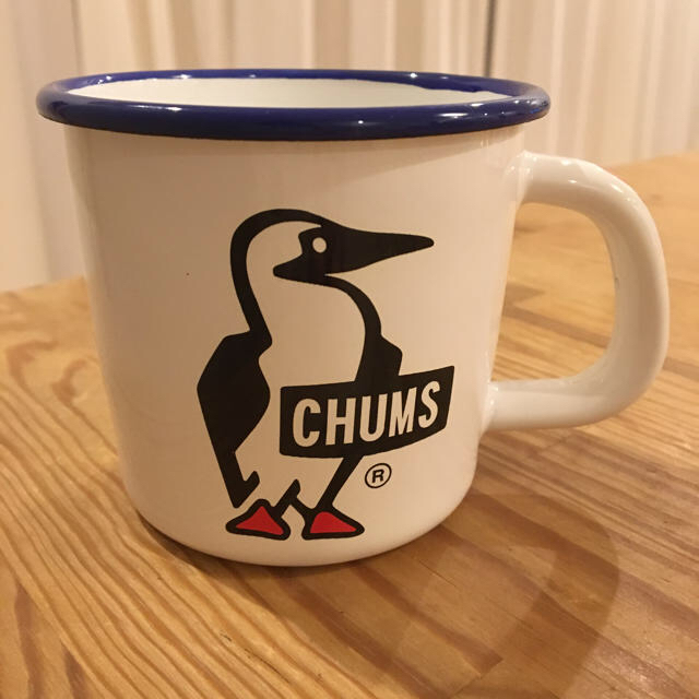 CHUMS(チャムス)のCHUMS ホーロー製マグカップ  二個セット スポーツ/アウトドアのアウトドア(食器)の商品写真