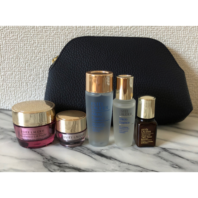 Estee Lauder - 【値下げ】エスティーローダー スキンケアセット ヒョウ柄ポーチ付きの通販 by na73's shop｜エスティ