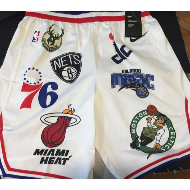 Supreme×NBA 18SS TEAM Authentic shorts L