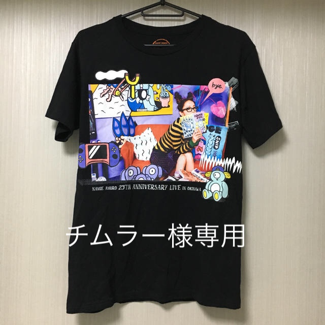 輝く高品質な 安室奈美恵 沖縄ライブ25周年Tシャツ - タレントグッズ 