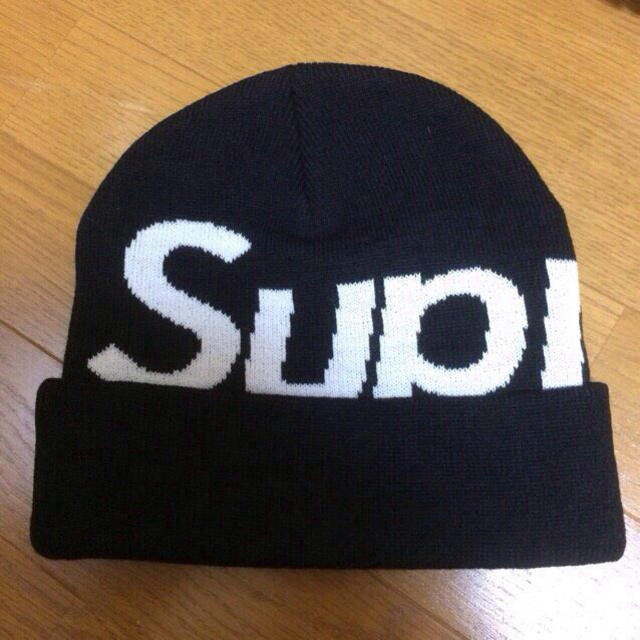 Supreme(シュプリーム)のSupreme ビーニー 黒 レディースの帽子(ニット帽/ビーニー)の商品写真