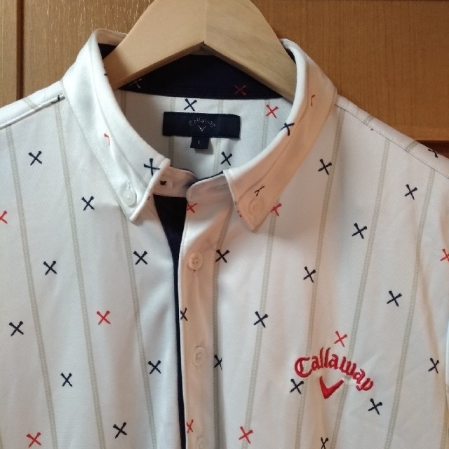 Callaway(キャロウェイ)のCallaway 長袖ポロシャツ メンズ L スポーツ/アウトドアのゴルフ(ウエア)の商品写真