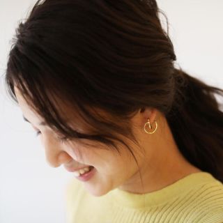 トゥデイフル(TODAYFUL)の完売♡cross hoop pierce♡(ピアス)