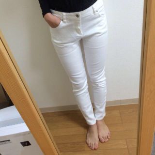 ミッシュマッシュ(MISCH MASCH)のホワイトスリムパンツ(カジュアルパンツ)