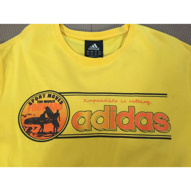 adidas(アディダス)のアディダス adidas Tシャツイエロー   メンズのトップス(Tシャツ/カットソー(半袖/袖なし))の商品写真