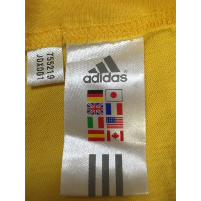 adidas(アディダス)のアディダス adidas Tシャツイエロー   メンズのトップス(Tシャツ/カットソー(半袖/袖なし))の商品写真