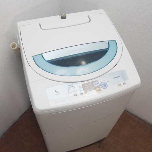送料込☆コンパクトタイプ洗濯機 日立 5.0kg ES60 洗濯機