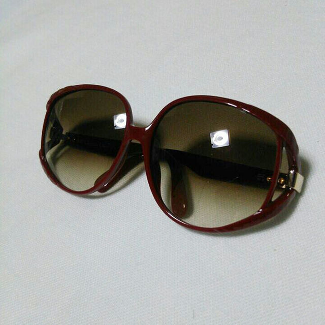 Christian Dior - Christian Dior サングラス ロゴ ワインレッド Christian Dior - Christian Dior サングラス ロゴ ワインレッド
