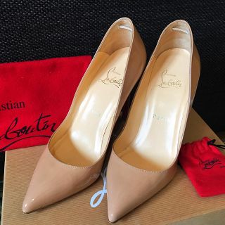 クリスチャンルブタン(Christian Louboutin)のsatomi様 専用クリスチャン ルブタン エナメル ベージュ 35.5 美品(ハイヒール/パンプス)