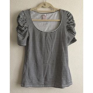 ザラ(ZARA)の【ZARA】パワーショルダーTシャツ XLサイズ(Tシャツ(半袖/袖なし))