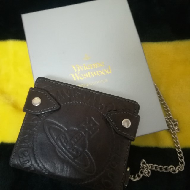 Vivienne Westwood(ヴィヴィアンウエストウッド)の[期間限定出品6.16迄]ウォレットチェーン付折り財布 レディースのファッション小物(財布)の商品写真