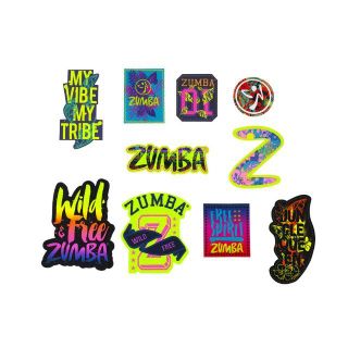 ズンバ(Zumba)のズンバ★ジャングルクイーンバッグパッチ10枚入★新品未使用正規品(トレーニング用品)