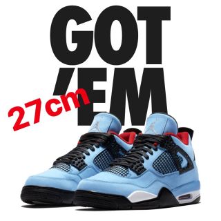 ナイキ(NIKE)の［みちゃ様専用］air jordan travis scott aj4(スニーカー)