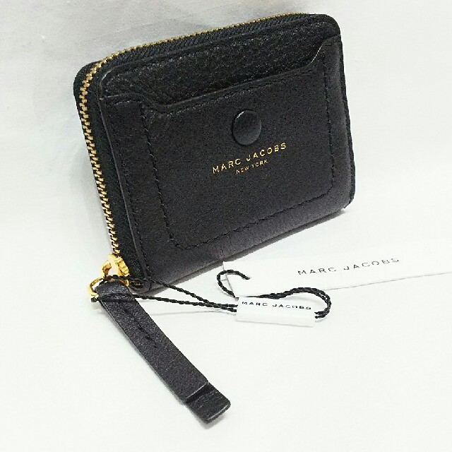 小銭入れ新品✨未使用『MARC JACOBS』ミニ財布 カードホルダー レザー 黒