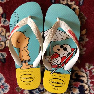 ハワイアナス(havaianas)のハワイアナス  スヌーピー ビーチサンダル(ビーチサンダル)