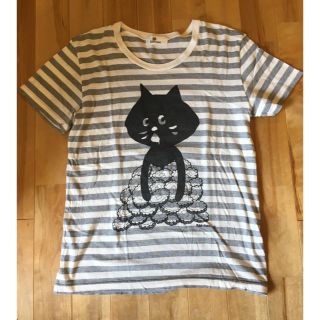 ネネット(Ne-net)のNe-net にゃービスケットボーダーT(Tシャツ(半袖/袖なし))