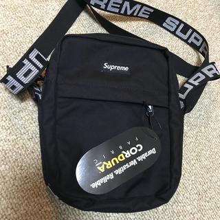 シュプリーム(Supreme)のsupreme shoulder bag black 18ss(ショルダーバッグ)