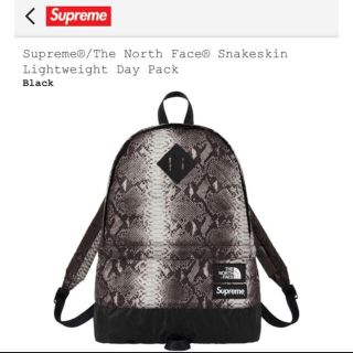 シュプリーム(Supreme)のsupreme the  north face back pack black(リュック/バックパック)