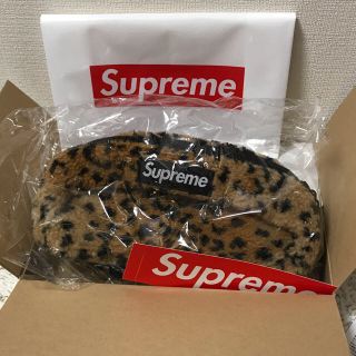 シュプリーム(Supreme)のsupreme leopard fleece waist bag yellow(ウエストポーチ)