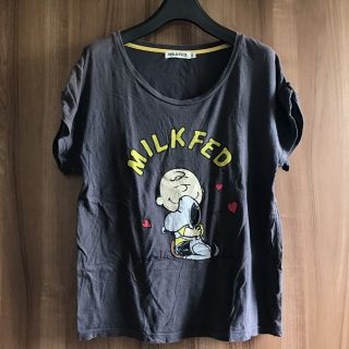 ミルクフェド(MILKFED.)のmilkfed.×PEANUTS コラボ Tシャツ(Tシャツ(半袖/袖なし))