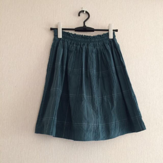 bulle de savon(ビュルデサボン)のビュルデサボン チェックスカート レディースのスカート(ひざ丈スカート)の商品写真