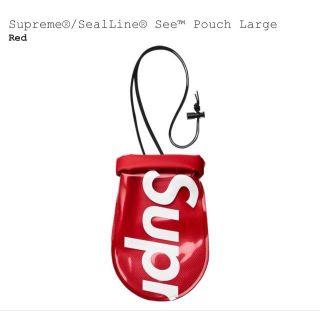 シュプリーム(Supreme)のSupreme SealLine See Pouch Large　ポーチ 赤(その他)