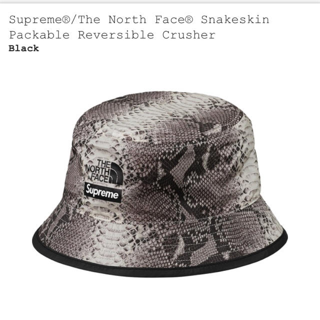 supreme north face バケットハット 黒 Lサイズ supreme north face バケットハット 黒 Lサイズ