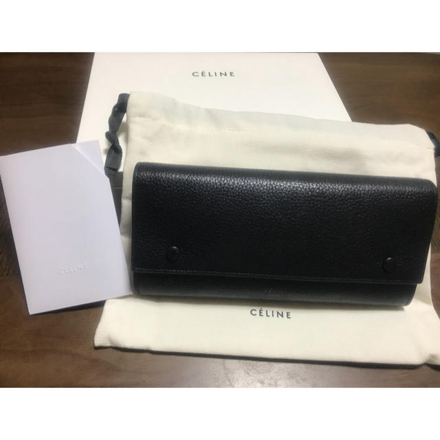 celine(セリーヌ)のセリーヌ 長財布 黒 レディースのファッション小物(財布)の商品写真