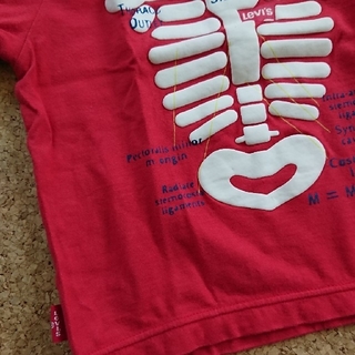 リーバイス(Levi's)のリーバイスLevi's半袖Tシャツ サイズ90 赤(Tシャツ/カットソー)