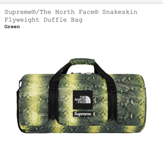 supreme north  face duffle bag