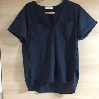 イッカ(ikka)のシンプル ブルーグレー Tシャツ(Tシャツ(半袖/袖なし))