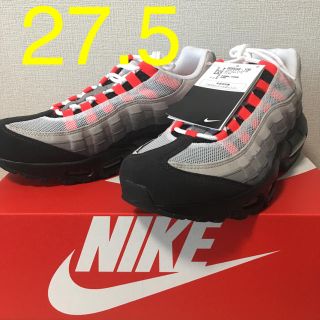 ナイキ(NIKE)のair max 95 airmax95 solar red 27.5 9.5(スニーカー)