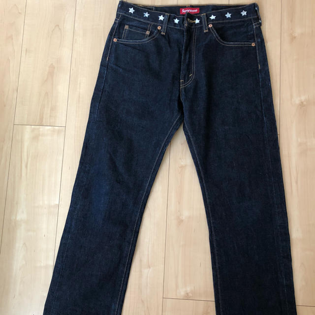 Supreme levis スタープリントデニム - デニム/ジーンズ