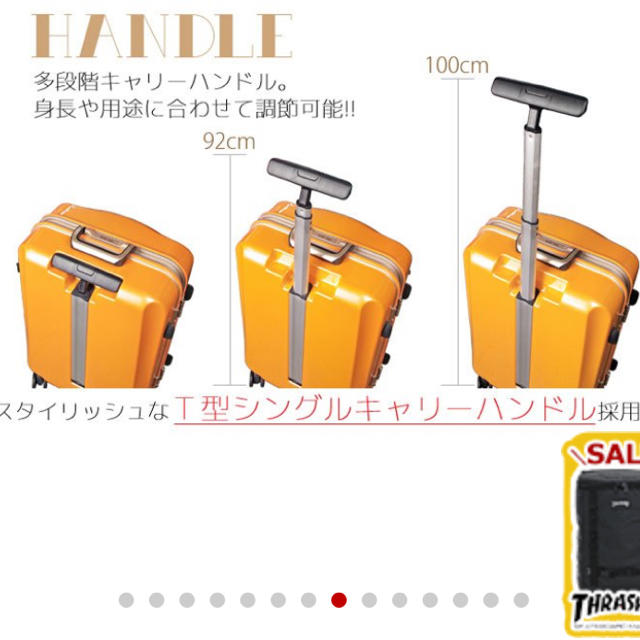 BALENO COCOキャリーケース新品未使用♡ レディースのバッグ(スーツケース/キャリーバッグ)の商品写真