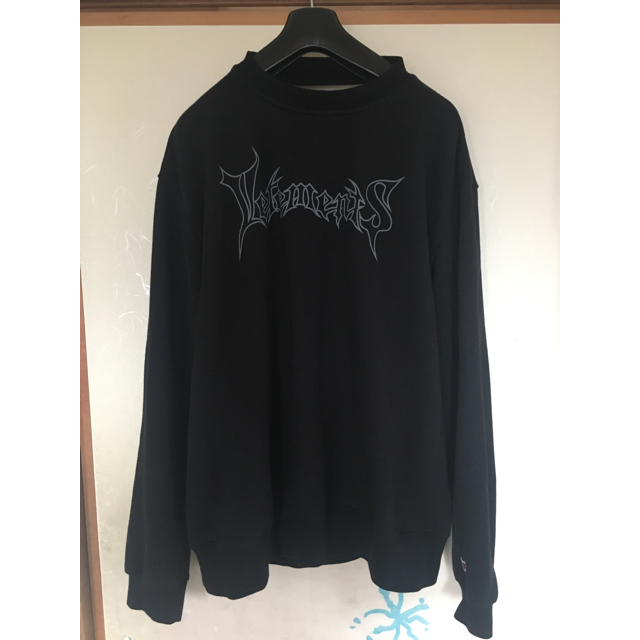 vetements ヴェトモン　リバーシブル　メタルロゴ　スウェット