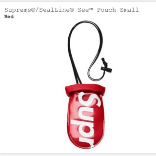 シュプリーム(Supreme)の【正規品】Supreme レッドポーチ Ｓサイズ(ウエストポーチ)