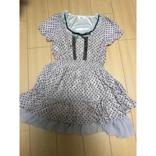 アクシーズファム(axes femme)の5回着 アクシーズファム  ドットワンピース M(ミニワンピース)