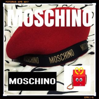 モスキーノ(MOSCHINO)のMOSCHINO ベレー帽(ハンチング/ベレー帽)