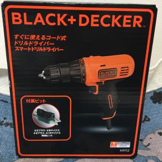 black&decker コード式スマートドリルドライバー(その他)