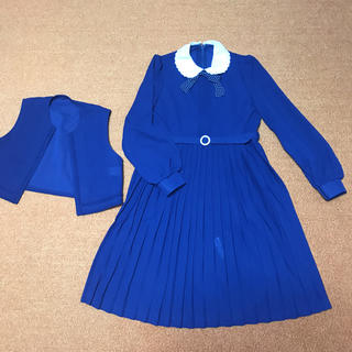 フォーマル ワンピース 紺色 150(ドレス/フォーマル)