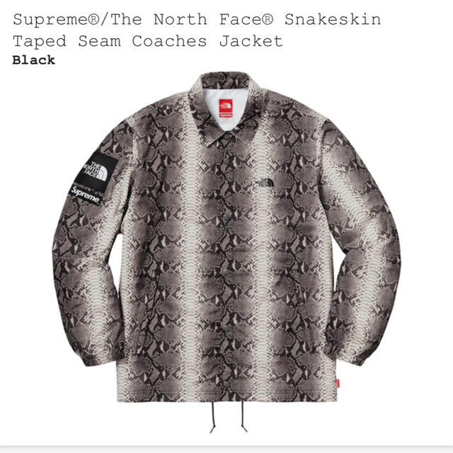 店舗購入 supreme ノースフェイス ブラック Ｌサイズジャケット/アウター