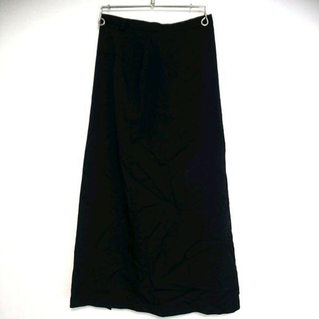 Y's(ワイズ)のワイズ ブラック ロングスカート M Y's ヨウジヤマモト レディースのスカート(ロングスカート)の商品写真