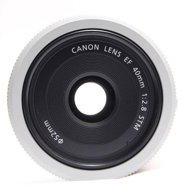 ☆新品級 ホワイト 単焦点レンズ Canon EF40mm 2.8 STM☆
