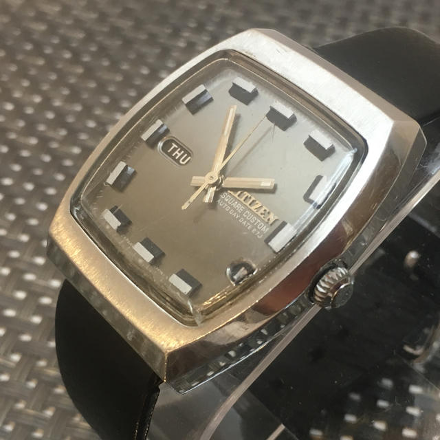 シチズン CITIZEN スクエア カスタム オートディ自動巻 | フリマアプリ ラクマ