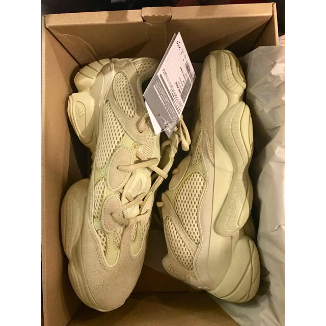 adidas(アディダス)のadidas YEEZY 500 supermoon yellow 27.5cm メンズの靴/シューズ(スニーカー)の商品写真