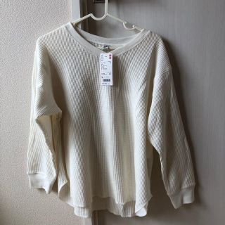 ユニクロ(UNIQLO)のUNIQLO ワッフルVネックＴ(Tシャツ(長袖/七分))