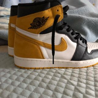 ナイキ(NIKE)のAJ1 イエロー(スニーカー)