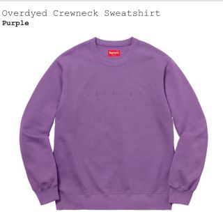 シュプリーム(Supreme)のOverdyed  Crewneck Sweatshirt(スウェット)