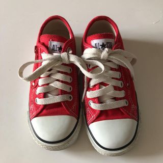 コンバース(CONVERSE)の値下げ 赤コンバース★18㎝❤️(スニーカー)